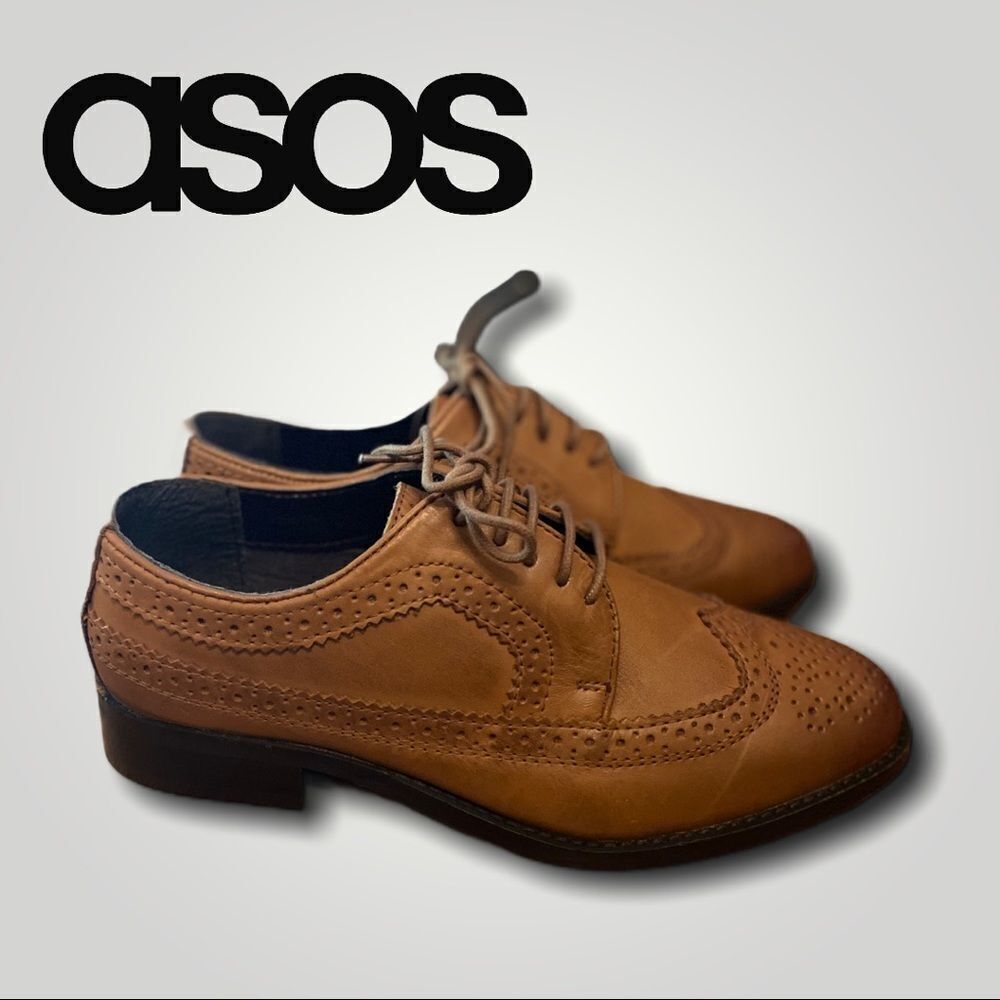 Asos Mai Tai Leather Brogue Oxford Shoes 5